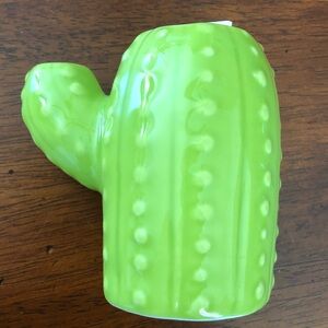 Ceramic Cactus Planter With Seed Packet